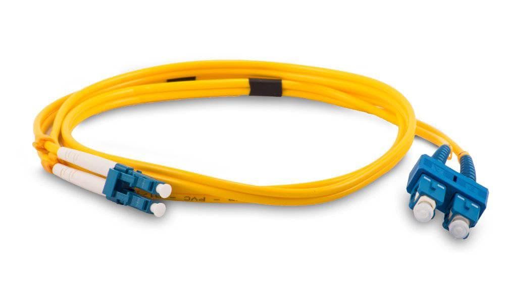 Optický patch kábel duplex LC-SC 50/125 MM 20m OM3 1