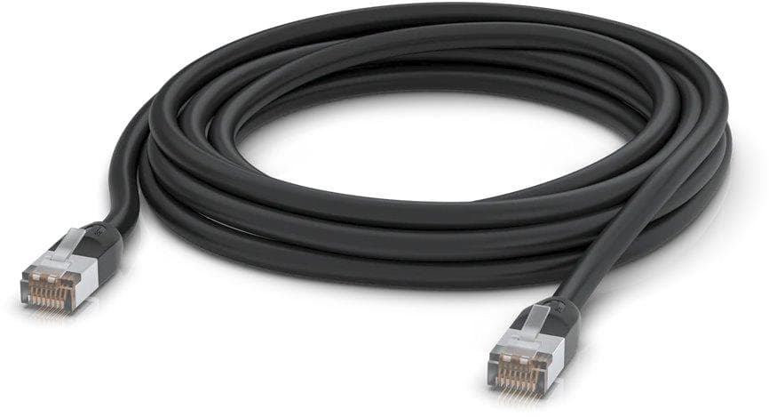Ubiquiti UACC-Cable-Patch-Outdoor-8M-BK, Vonkajší UniFi patch kábel, 8m, Cat5e, čierny 1