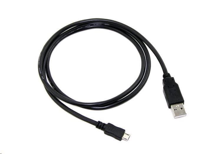 C-TECH kábel USB 2.0 AM/Micro, 2m, čierny 1