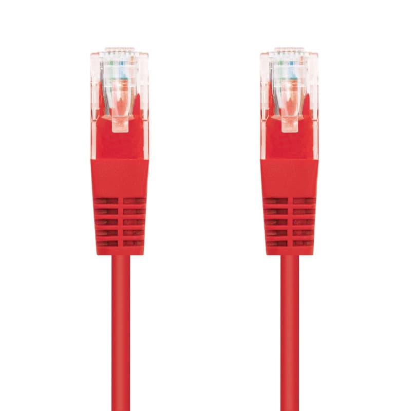 C-TECH Kábel patchcord Cat5e, UTP, červený, 2m 1