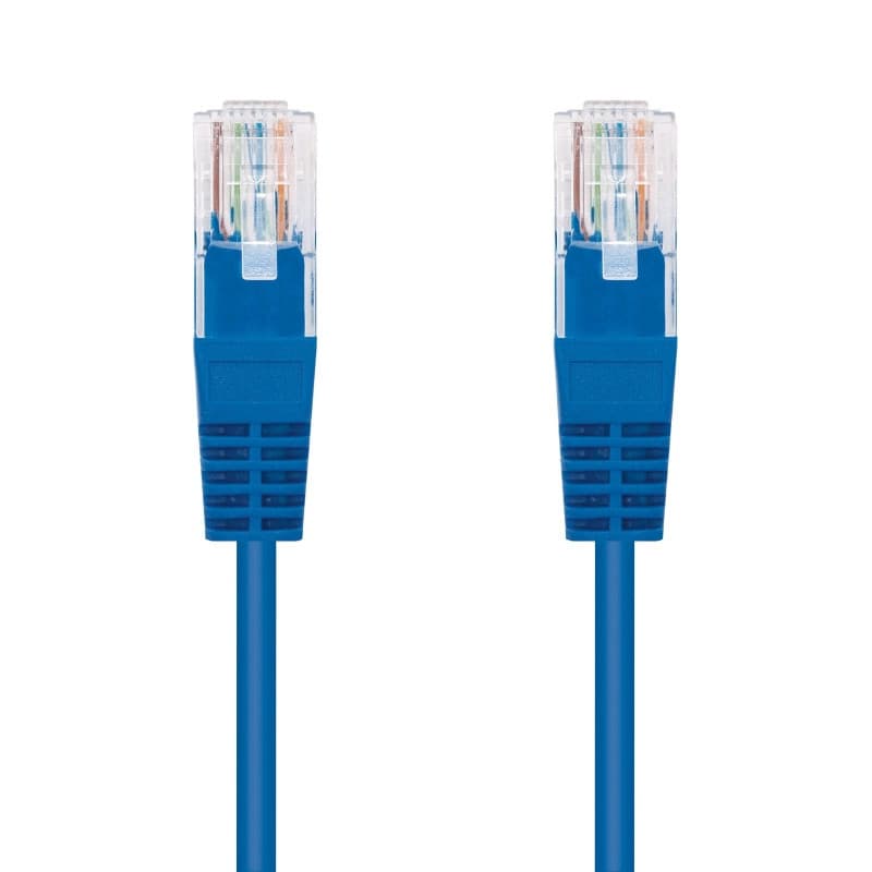 C-TECH Kábel patchcord Cat5e, UTP, modrý, 1m 1