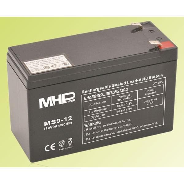 Pb akumulátor MHPower VRLA AGM 12V/9Ah (MS9-12) 1