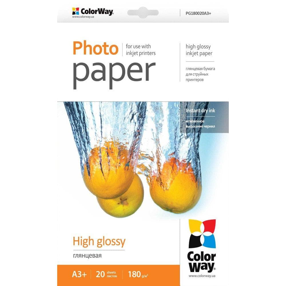 Fotopapier High Glossy A3 20 ks COLORWAY 1