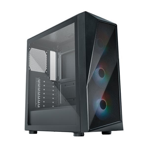 Cooler Master case CMP 520, ATX, Priehľadná bočnica, 3x 120mm ARGB Fan, Čierna 1