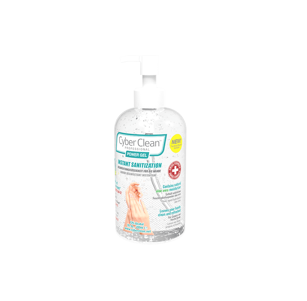 CyberClean POWER GÉL - instant liquid sanitizer 7 oz / 220 ml (47029) 1