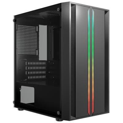 CRONO skriňa PCC-200-3 Midi Tower, bez zdroja, čierna 1