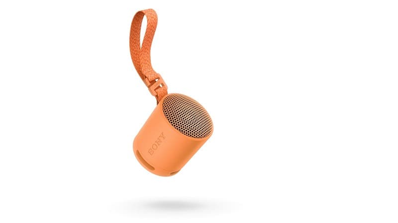 SONY SRS-XB100 Ľahký a kompaktný bezdrôtový reproduktor, oranžový