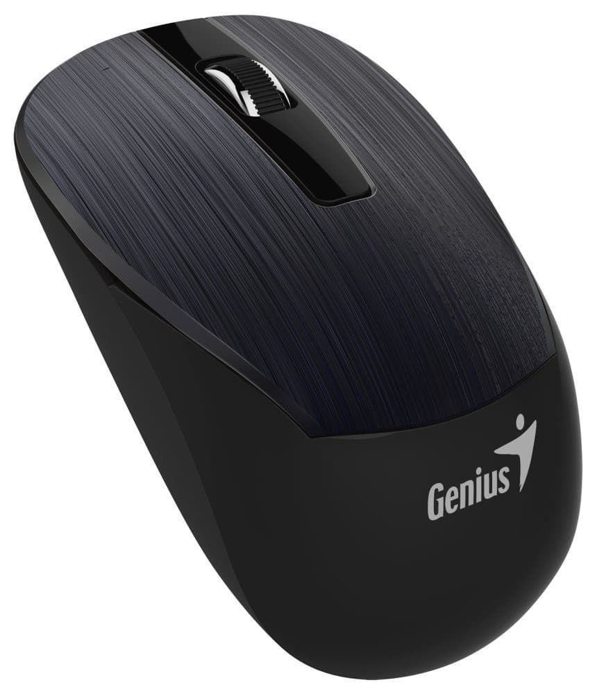 Genius NX-7015 čierna, Myš, bezdrôtová, optická, 1600DPI, 3 tlačidlá, Blue-Eye senzor, USB, čierna 1