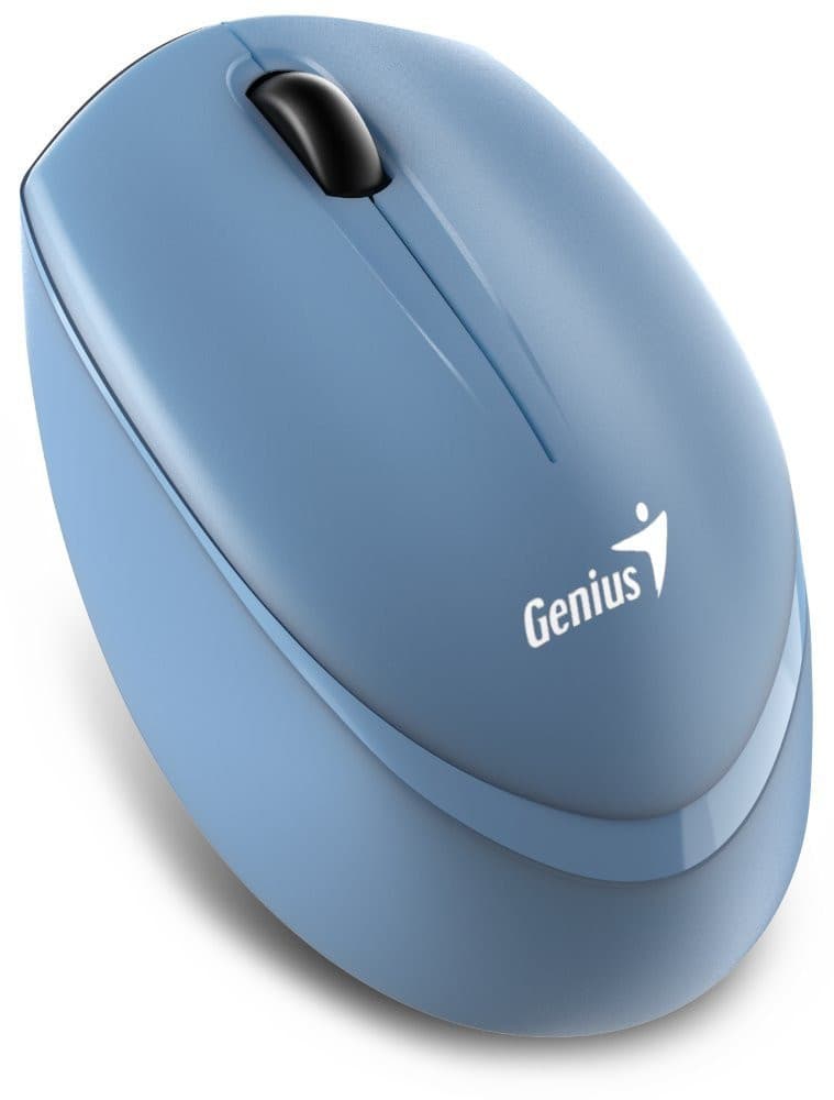 Genius NX-7009 Myš, bezdrôtová, optická, 1200DPI, 3 tlačidlá, Blue-Eye senzor, USB, modrá 1