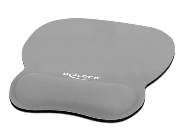 Delock Ergonomická podložka pod myš s opierkou zápästia šedá 245 x 206 mm 1