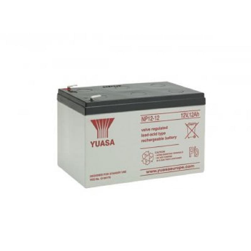 Fukawa YUASA NP12-12 (12V; 12Ah; faston F2-6,3mm; životnosť 5 rokov) 1