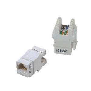 DATACOM UTP Keystone Cat6 biely Dual Slim zadný zárez 1
