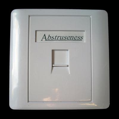 WALL plate SA s rámčekom pre 1keystone (80 x 80) 1