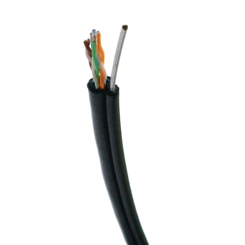 DATACOM UTP drôt Cat5e 100m samonosný OUTDOOR blk 1