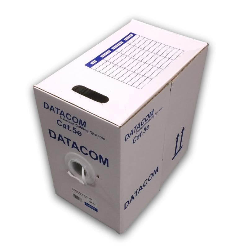 DATACOM FTP drôt CAT5E PVC, Eca 305m biely 1