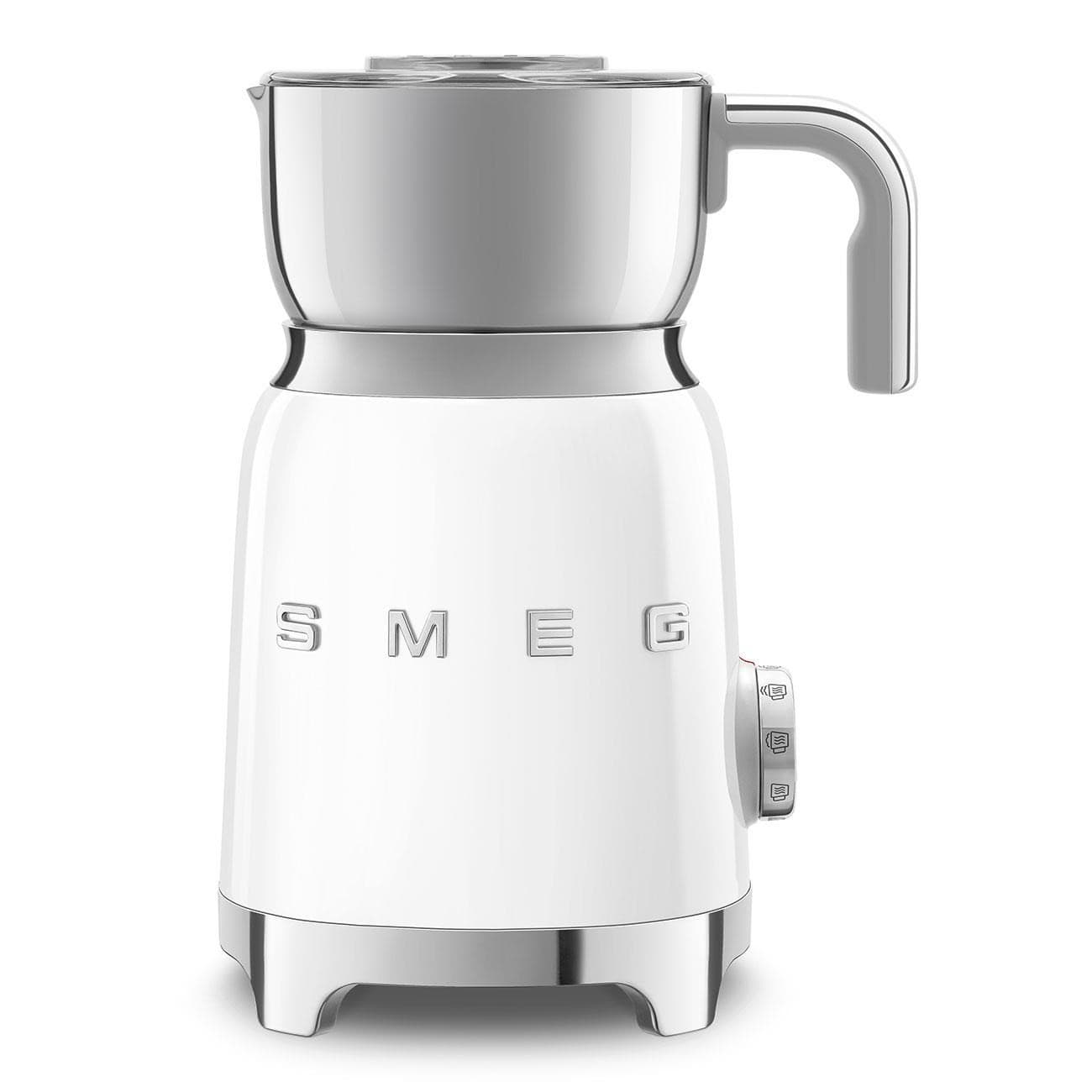 Smeg MFF11WHEU napeňovač mlieka, 500 W, 600 ml / 2, 5 šálky, horúca čokoláda / mlieko, ľahká pena, biely 1