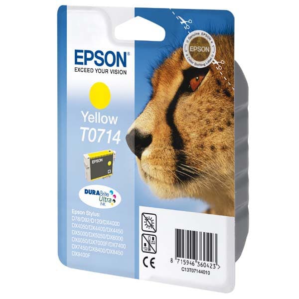 EPSON T0714 (C13T07144011) - originálny 1