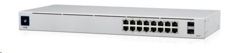 UBNT UniFi Switch USW-16-POE Gen2 [16xGigabit, 8x PoE out 42W, 802.3at/af, 2xSFP, 36Gbps] 1
