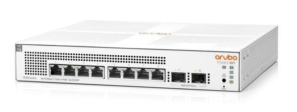 HPE Networking Instant On Switch 8p Gigabit CL4 PoE 2p SFP 124W 1930 (JL681) 1