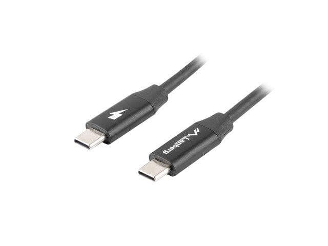 LANBERG USB-C M/M 2.0 kábel 1,8m, čierny, rýchle nabíjanie 4.0 1