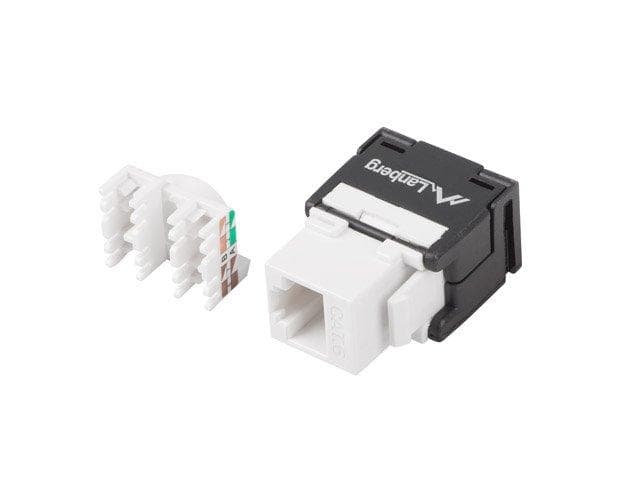 LANBERG KEYSTONE MODULE TOOLLESS RJ45->LSA CAT.6A UTP 180°