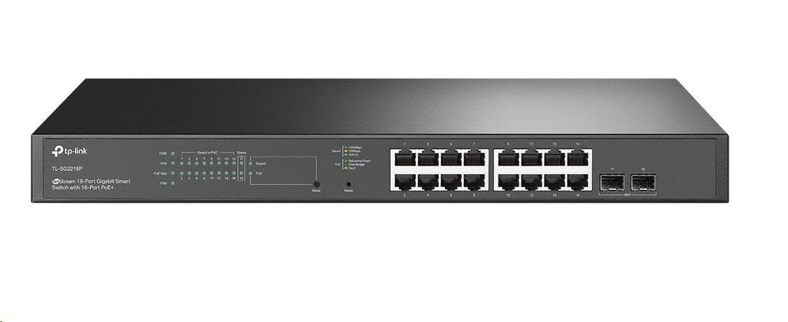 TP-Link OMADA JetStream switch TL-SG2218P (16xGbE, 2xSFP, 16xPoE+, 150W) 1