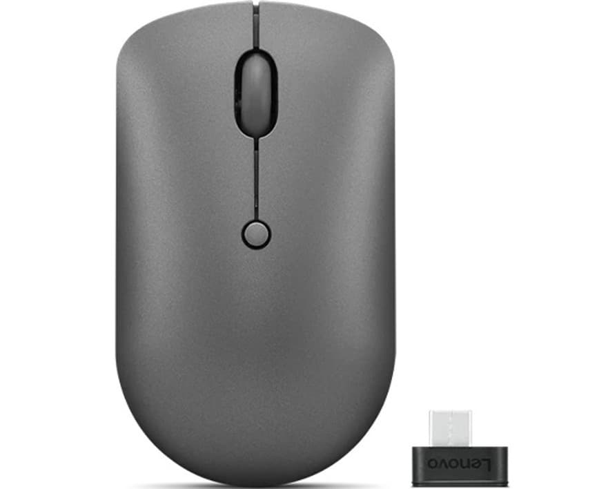Lenovo myš CONS 540 Bezdrôtová kompaktná Myš USB-C (sivá) 1