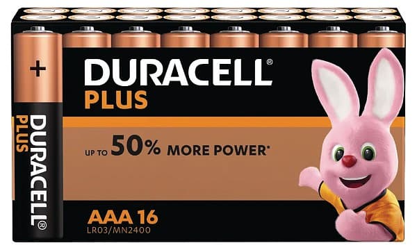 Duracell MN2400B16 Duracell Plus AAA 16 Pack 1