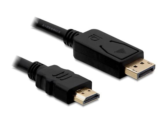 Delock kábel DisplayPort samec na HDMI samec, dĺžka 1m