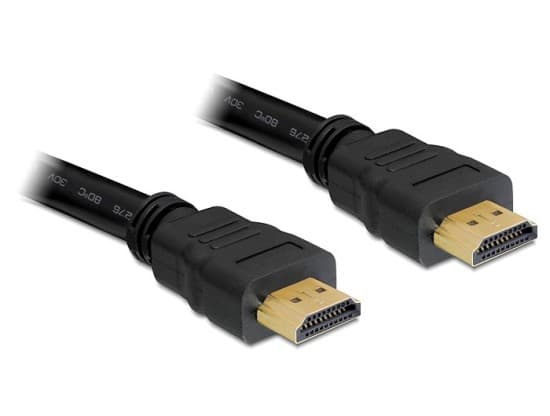 Delock Kábel High Speed HDMI with Ethernet – HDMI A samec > HDMI A samec 15 m 1