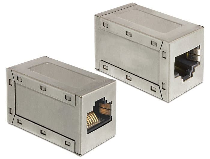 Delock spojka RJ45 samica / samica Cat.6a 1