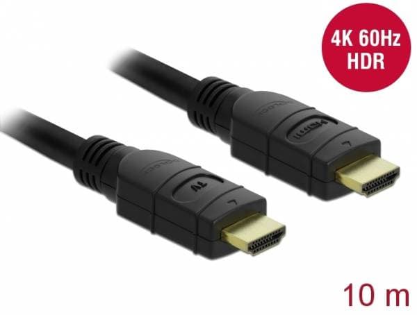 Delock Aktívny kábel HDMI4K 60 Hz 10 m 1