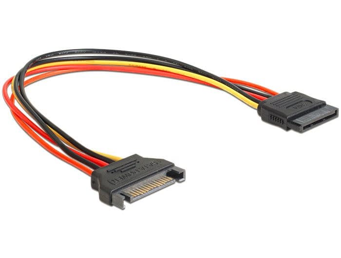 Delock napájací kábel SATA 15 Pin samec > SATA 15 Pin samica predlžujúca 30 cm 1