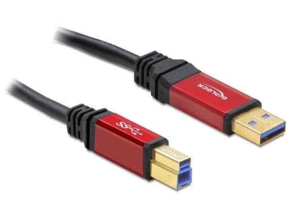 Delock kábel USB 3.0 typ A samec > USB 3.0 typ B samec 3 m Premium