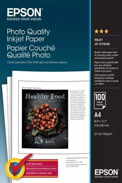 EPSON paper A4 - 102g/m2 - 100sheets - photo quality ink jet 1