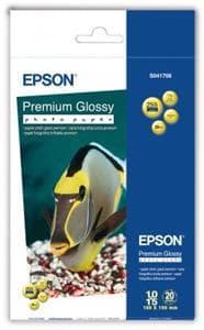 EPSON Paper Premium Glossy Photo 10x15,255g (20lis) 1