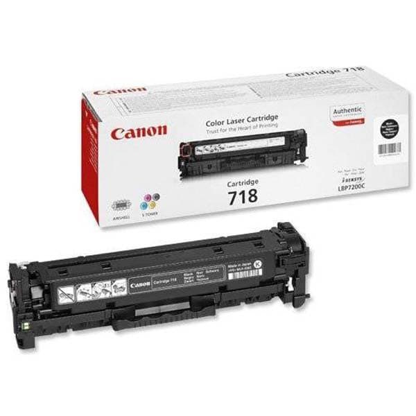 CANON 718 BK - originálny 2ks 1