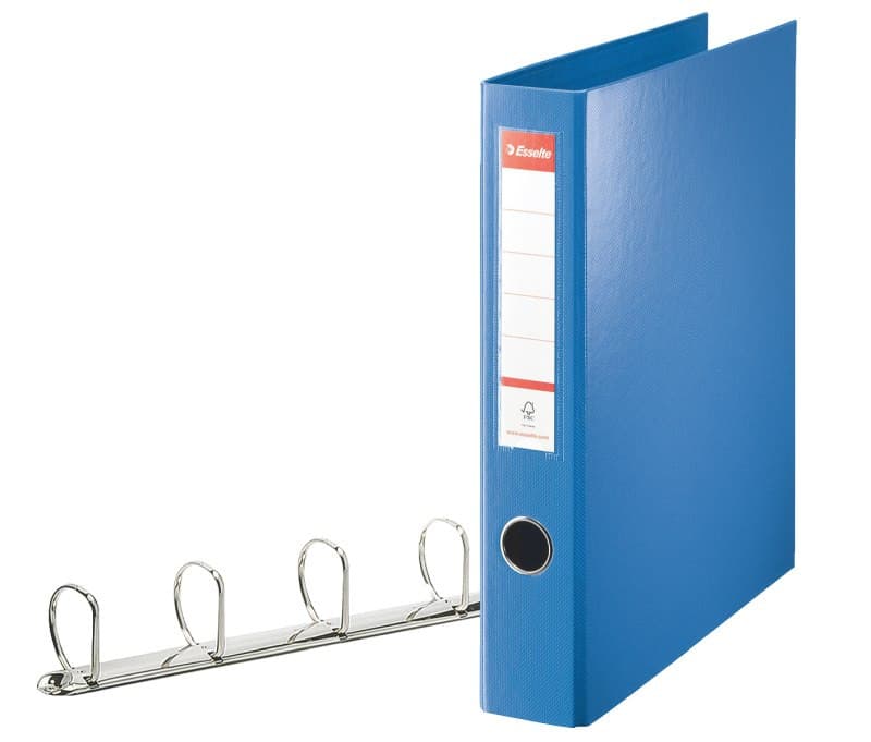 Esselte plast. krúžk. šanón VIVIDA, 4DR/40mm, chrbát 60 mm, modrá 1