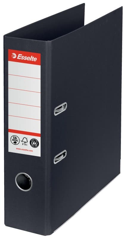 Esselte pákový zakladač No. 1 Co2 neutrálna, 75 mm, čierna