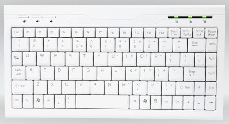 AMEI AM-K2001W/Drátová USB/CZ layout/Biela 1