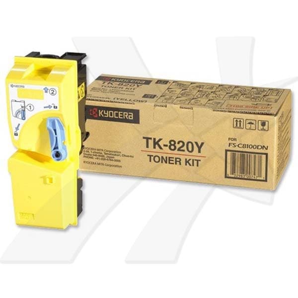 KYOCERA TK820Y - originálny 1