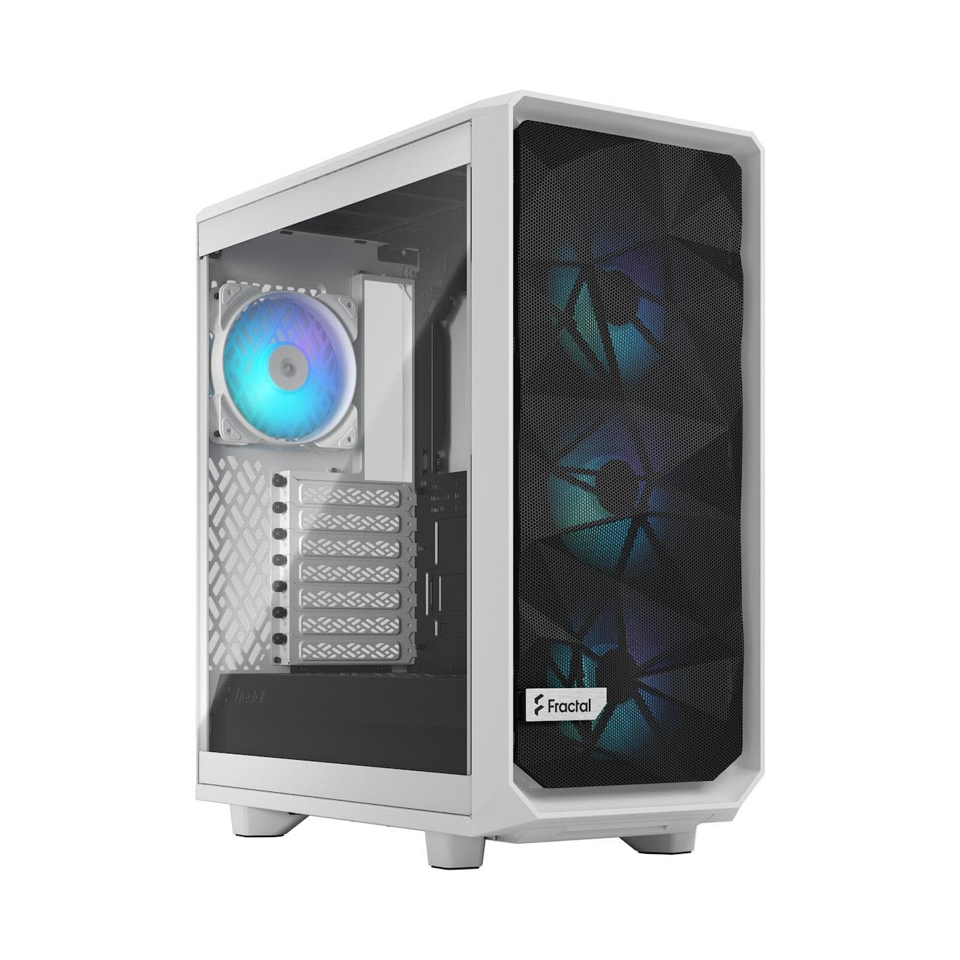 Fractal Design Meshify 2 Compact RGB White TG Clear Tint/Midi Tower/Transpar./Biela