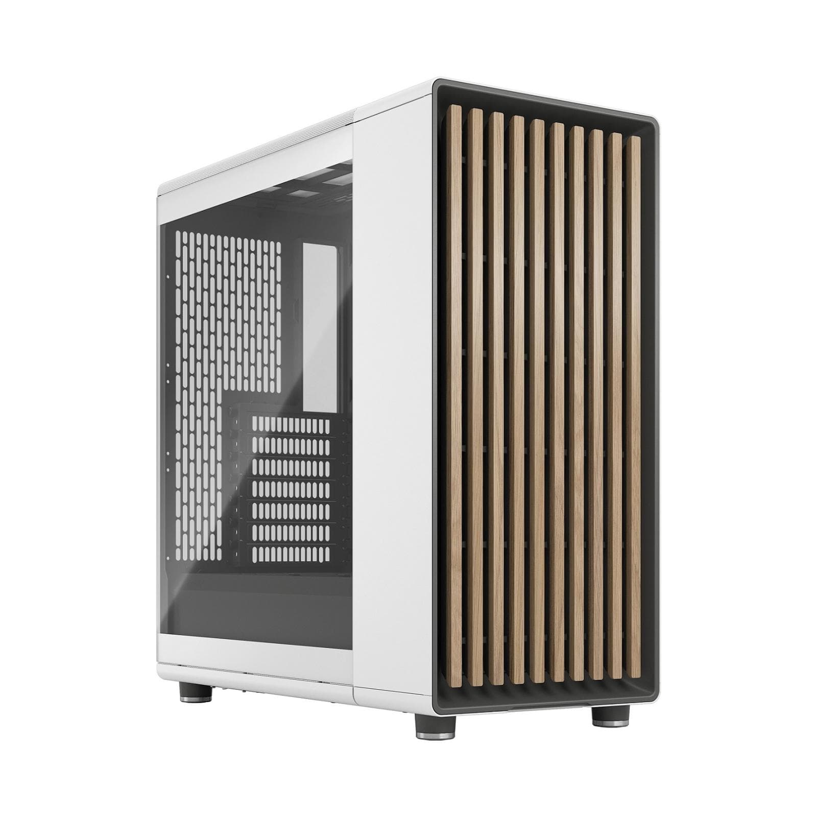 Fractal Design North Chalk White TG Clear/Midi Tower/Transpar./Biela 1