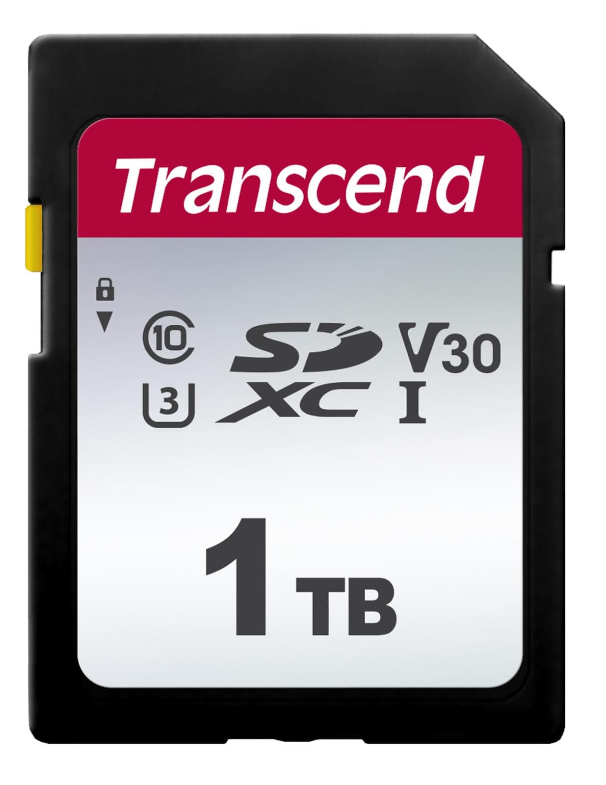Transcend 1TB SDXC 300S (Class 10) UHS-I U3 V30 pamäťová karta, 100 MB/s R, 85 MB/s W