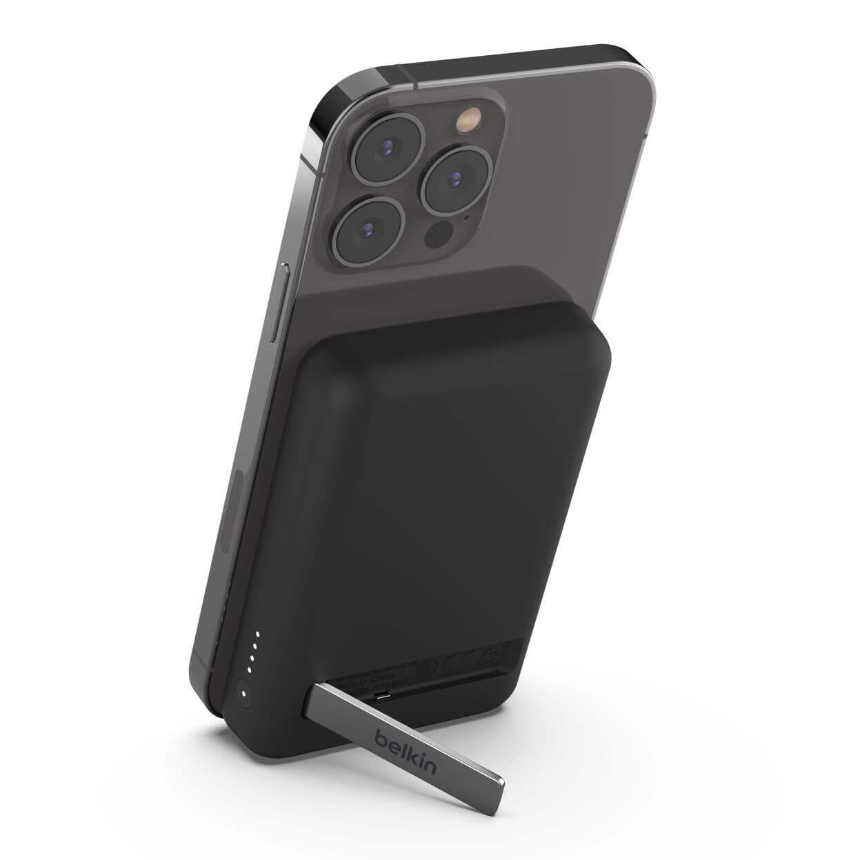 Belkin BOOST CHARGE ™ MagSafe Magnetická Bezdrôtová PowerBanka so stojanom, 5000mAh, čierna 1