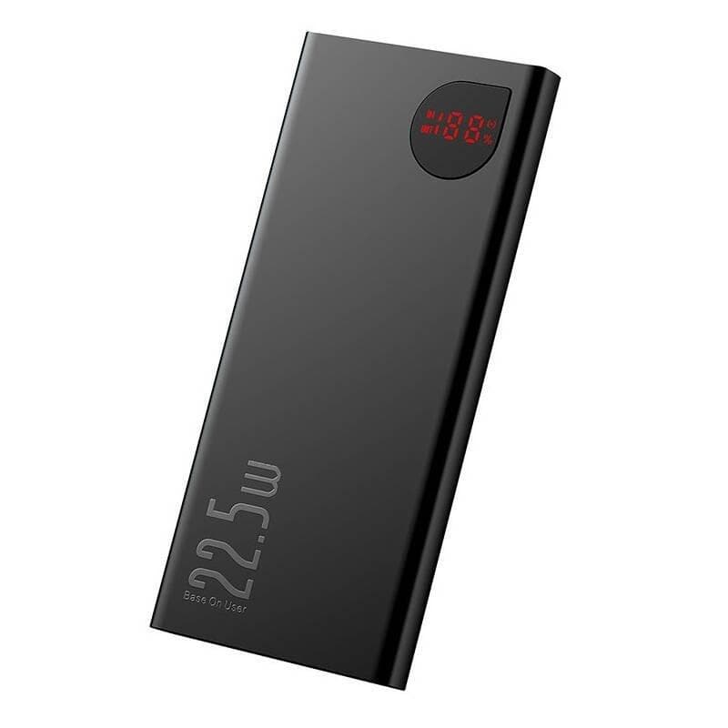 Baseus PPAD070001 Adaman 22.5W Quick Charge Powerbanka 10000mAh Black 1