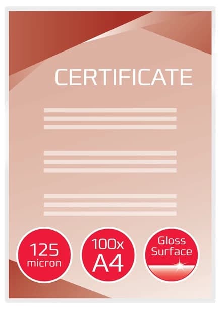 GBC Laminovacie vrecká A4 2x125Mic 100pcs 1