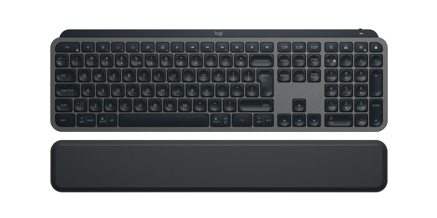 Logitech Master MX Keys S/Bezdrôtová USB + Bluetooth/US layout/Čierna 1