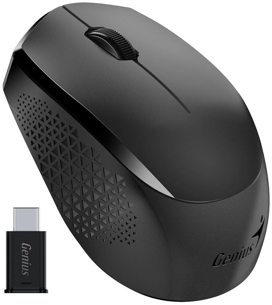 Genius NX-8000S Type-C, myš, bezdrôtová, optická, 1200DPI, 3 tlačidlá, USB-C, čierna 1