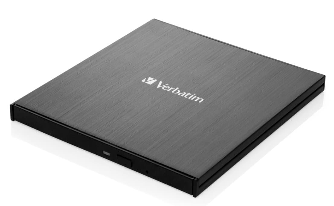 VERBATIM Externé CD/DVD Slimline napaľovačka USB-C čierna + Nero